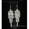 Wholesale Good Quality Wedding Silver Rhinestone Earrings